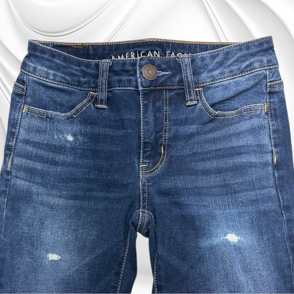 AMERICAN EAGLE Women’s 0 Short RAW HEM JEGGING Capri